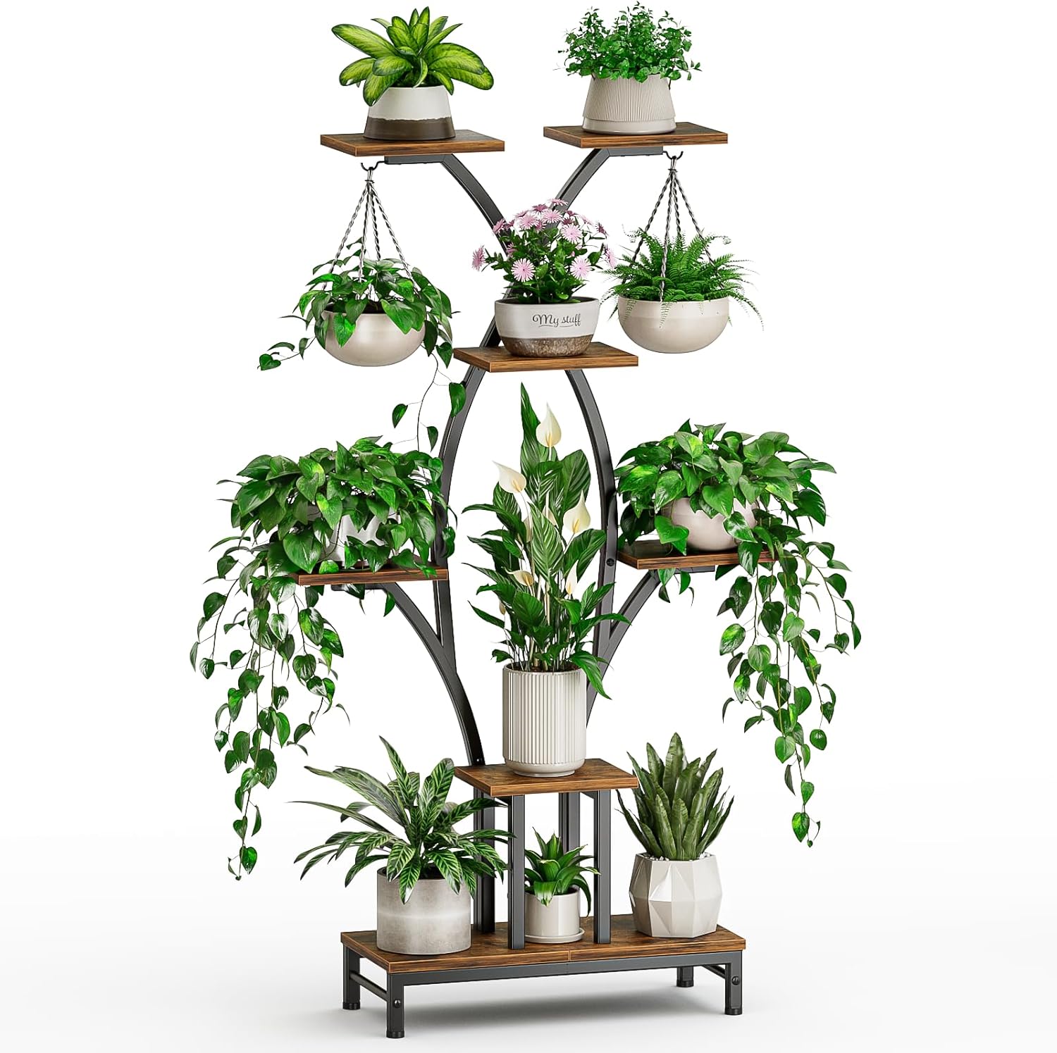 Plant Stand Indoor with Grow Lights